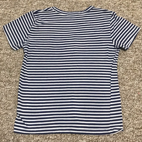 Blue and white striped t shirt - Picture 2 of 2